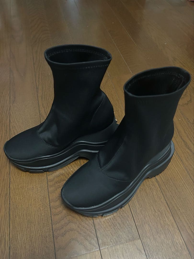 yello ダブルスニーカーショートブーツ