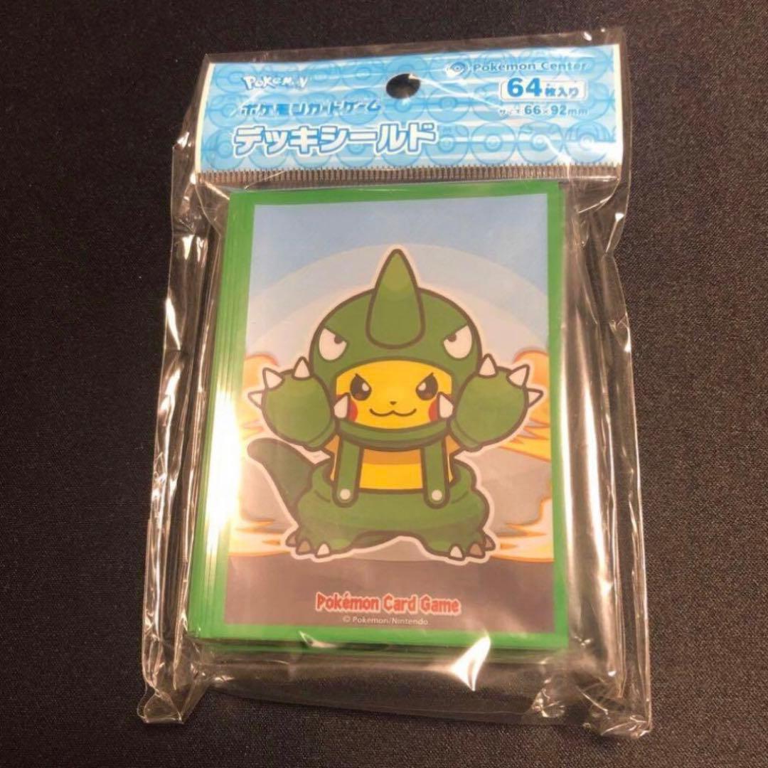 【ポケモンカード】絶版！ポンチョピカチュウ かいじゅう デッキシールド　スリーブ