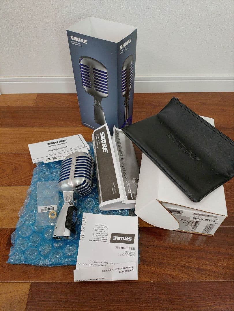 ガイコツマイク シュアー SHURE Super 55 ダイナミックマイク