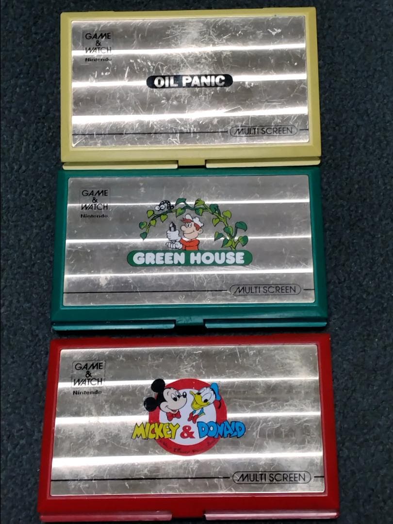 ゲーム&ウォッチ任天堂マルチスクリーン３台セット