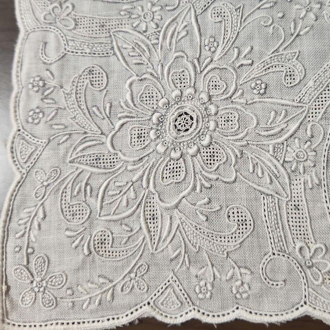 スワトウ刺繍 ハンカチ2枚セット