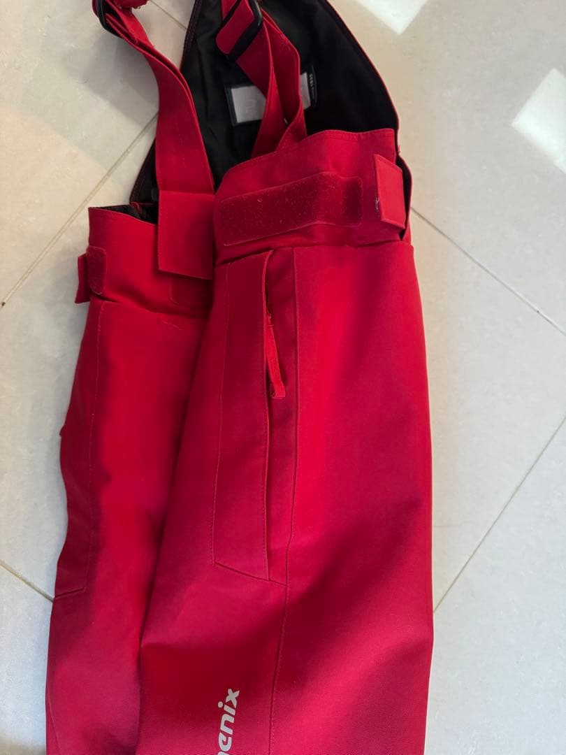 Phenix スキーウェアセット 150 青/赤 フード付き