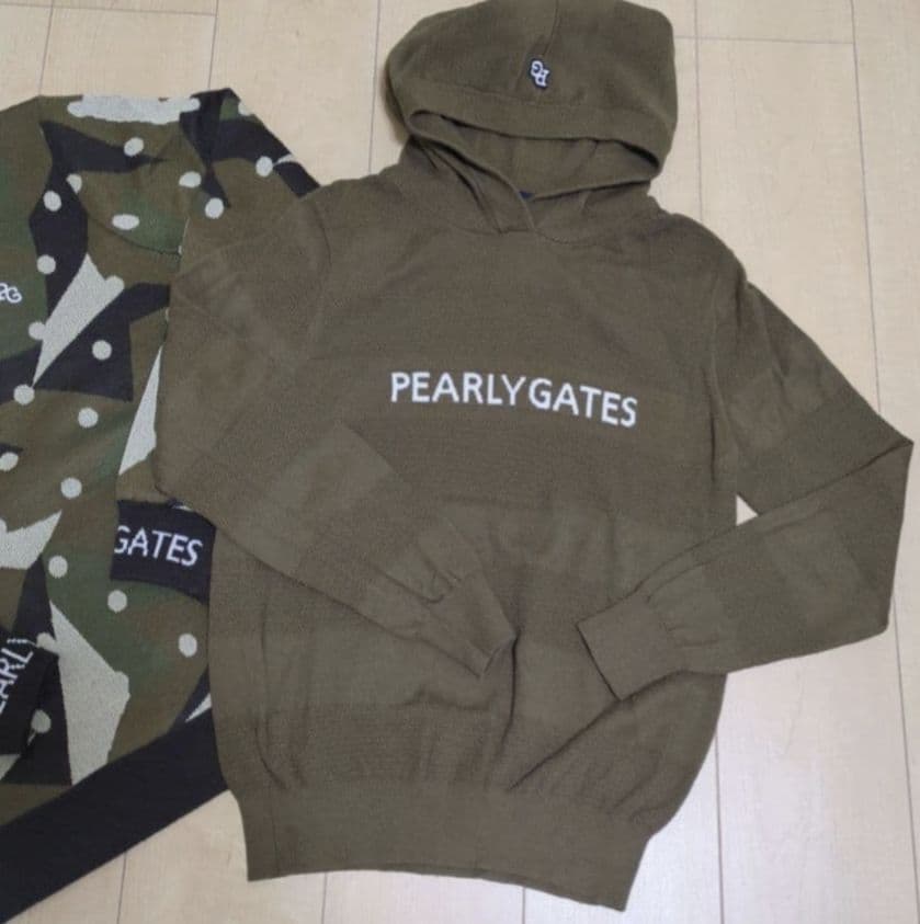 ★美品★PEARLY GATES　カシミアタッチプルオーバー二点セット サイズ1