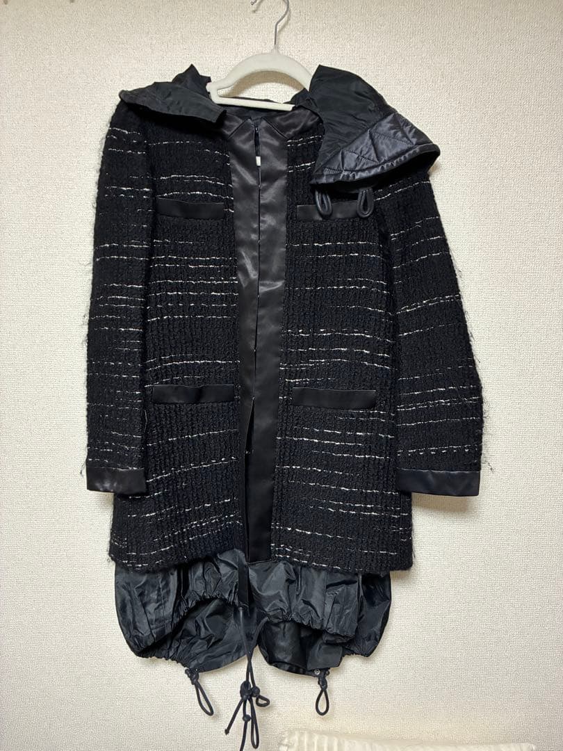 【アウター】サカイレイヤード風 ツイードコート size2