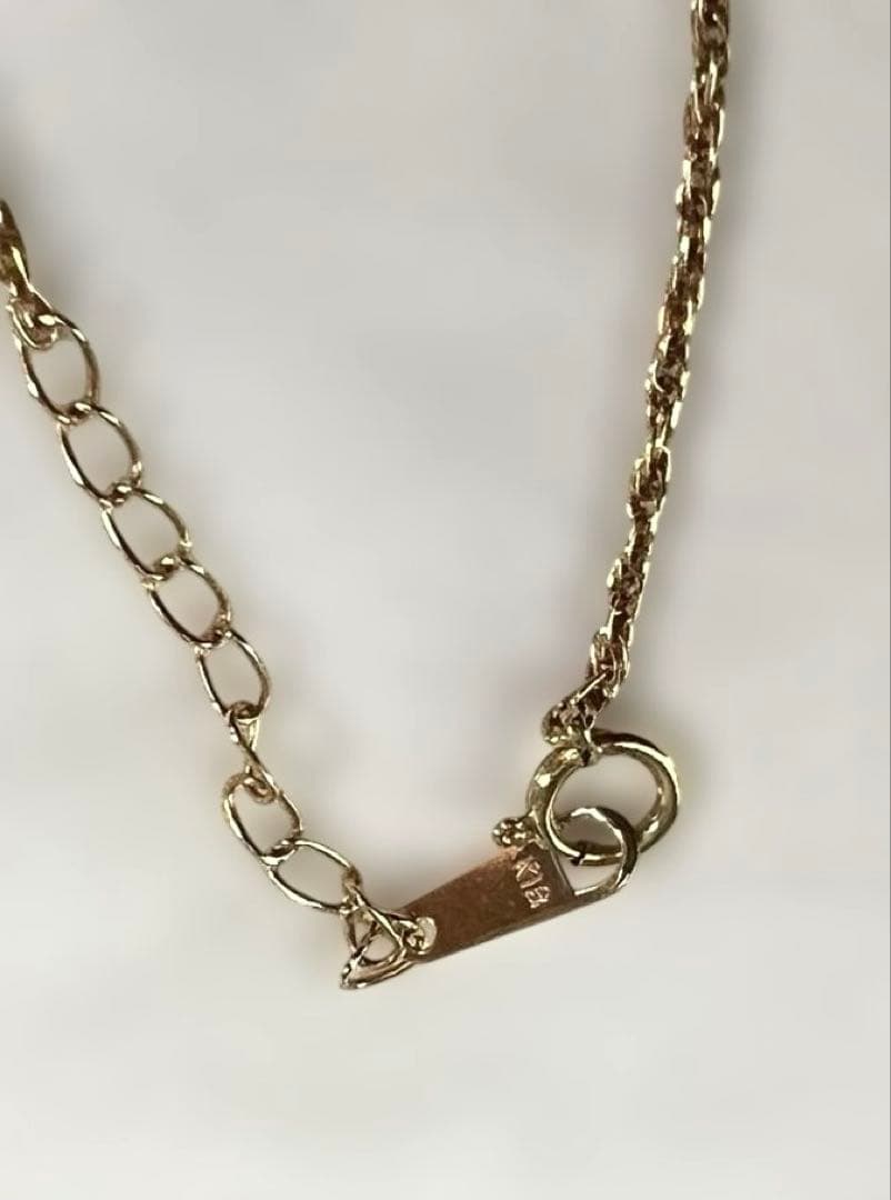 K18 ネックレスチェーン 約2mm幅 2.95ｇ