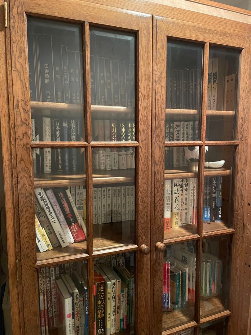 《ナラ材　本棚　》