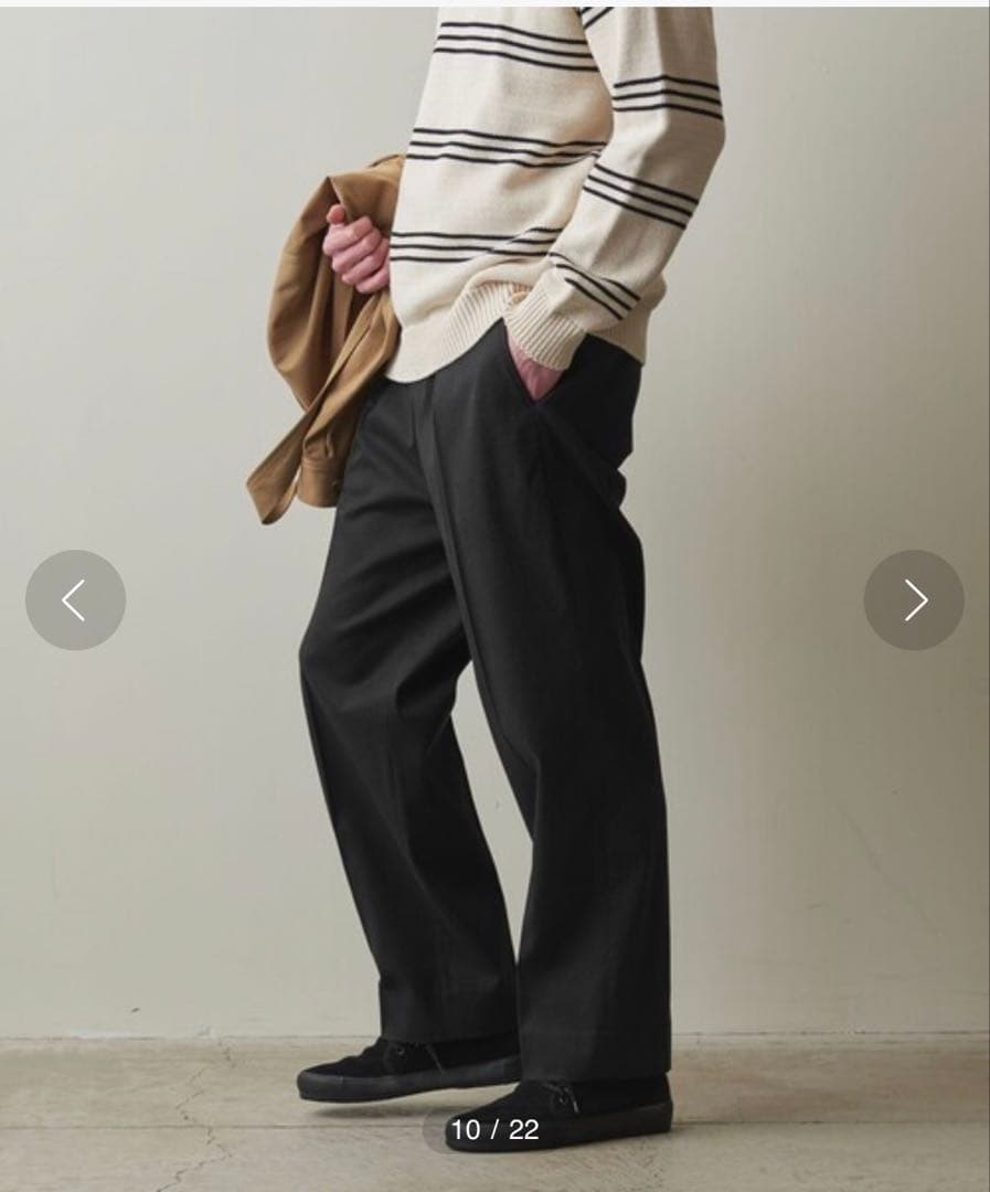 ＜Steven Alan＞ ツイル インワンプリーツ スラックス