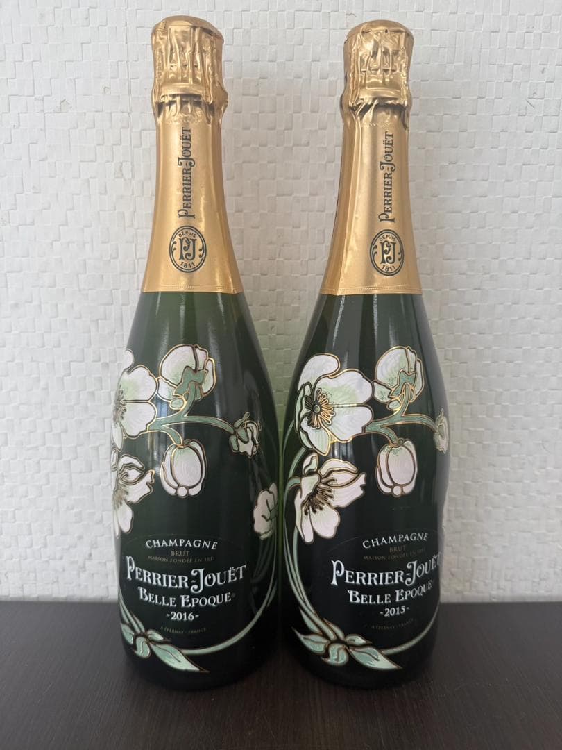 シャンパン ペリエ ジュエ ベル エポック 15年16年　750ml 2本セット