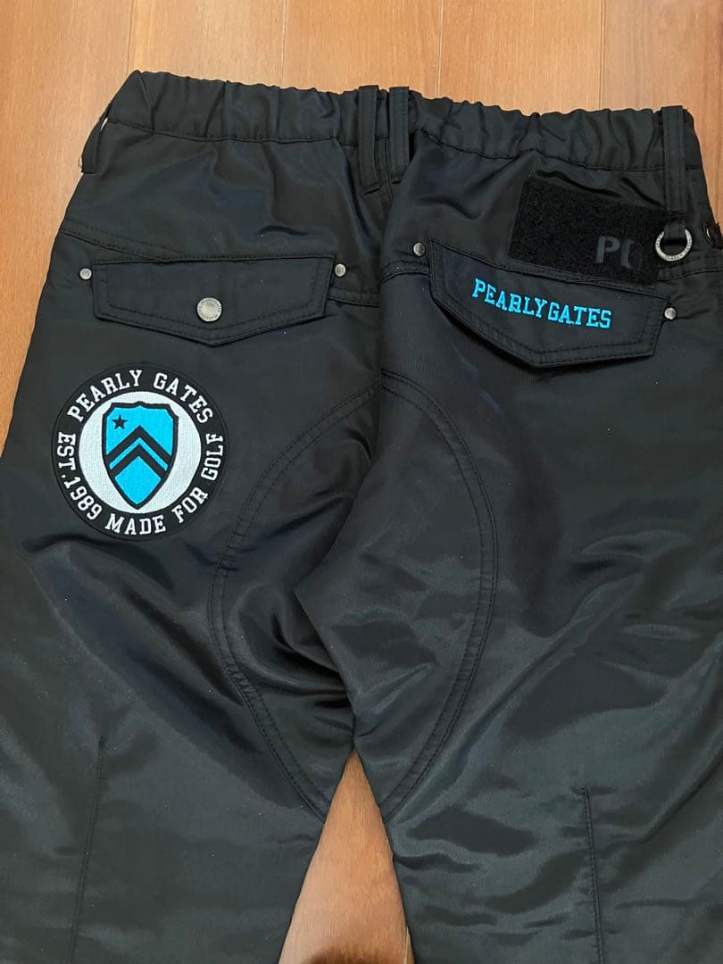 ⭐️美品⭐️PEARLY GATES 中綿　パンツ 防寒防寒　黒