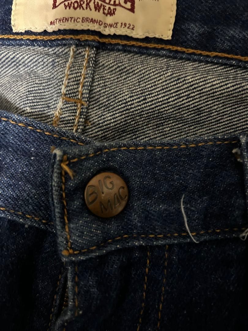 【美品】ビンテージ BIG MAC ビッグマック デニム ペインターパンツ