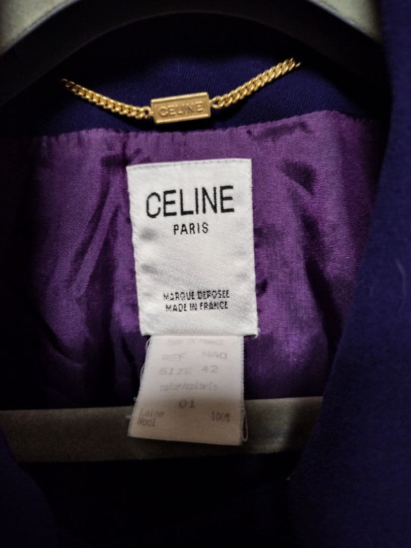 ヴィンテージCELINE セリーヌテーラードジャケット 42