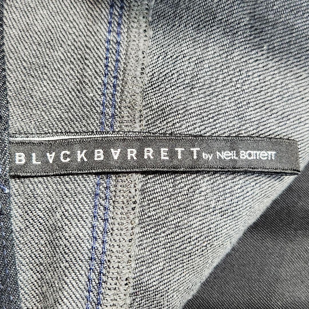 股下87cm BLACKBARRETT コーティング デニム ブラック 三陽商会