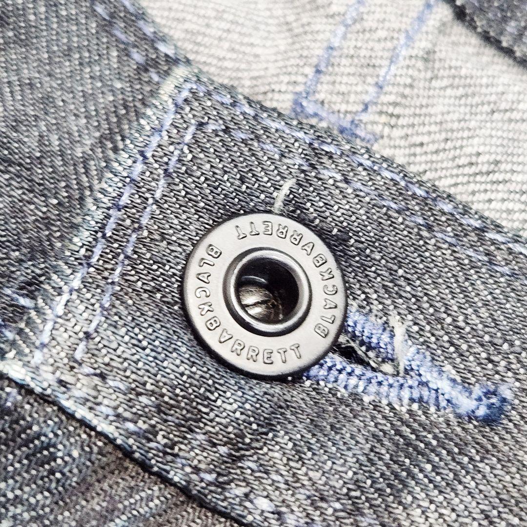 股下87cm BLACKBARRETT コーティング デニム ブラック 三陽商会