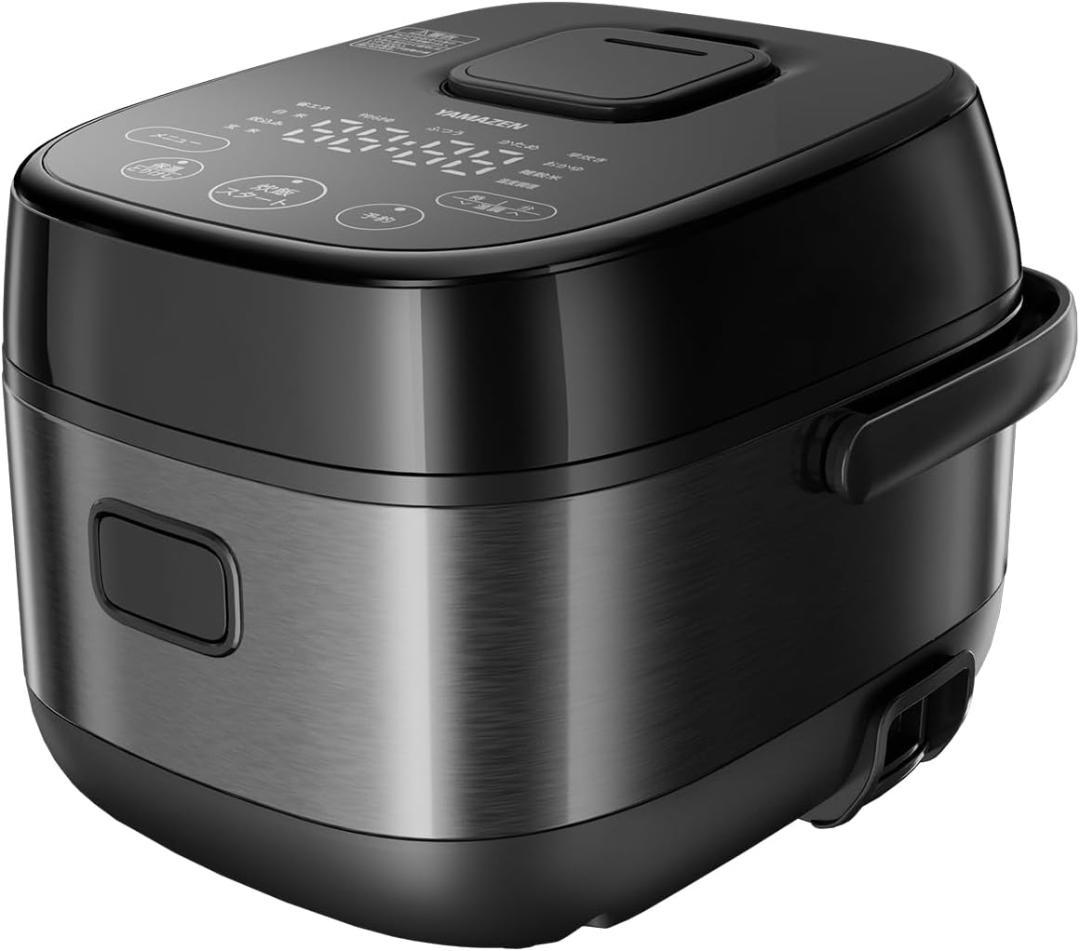山善 炊飯器 3合 IH ブラック YJK-E051