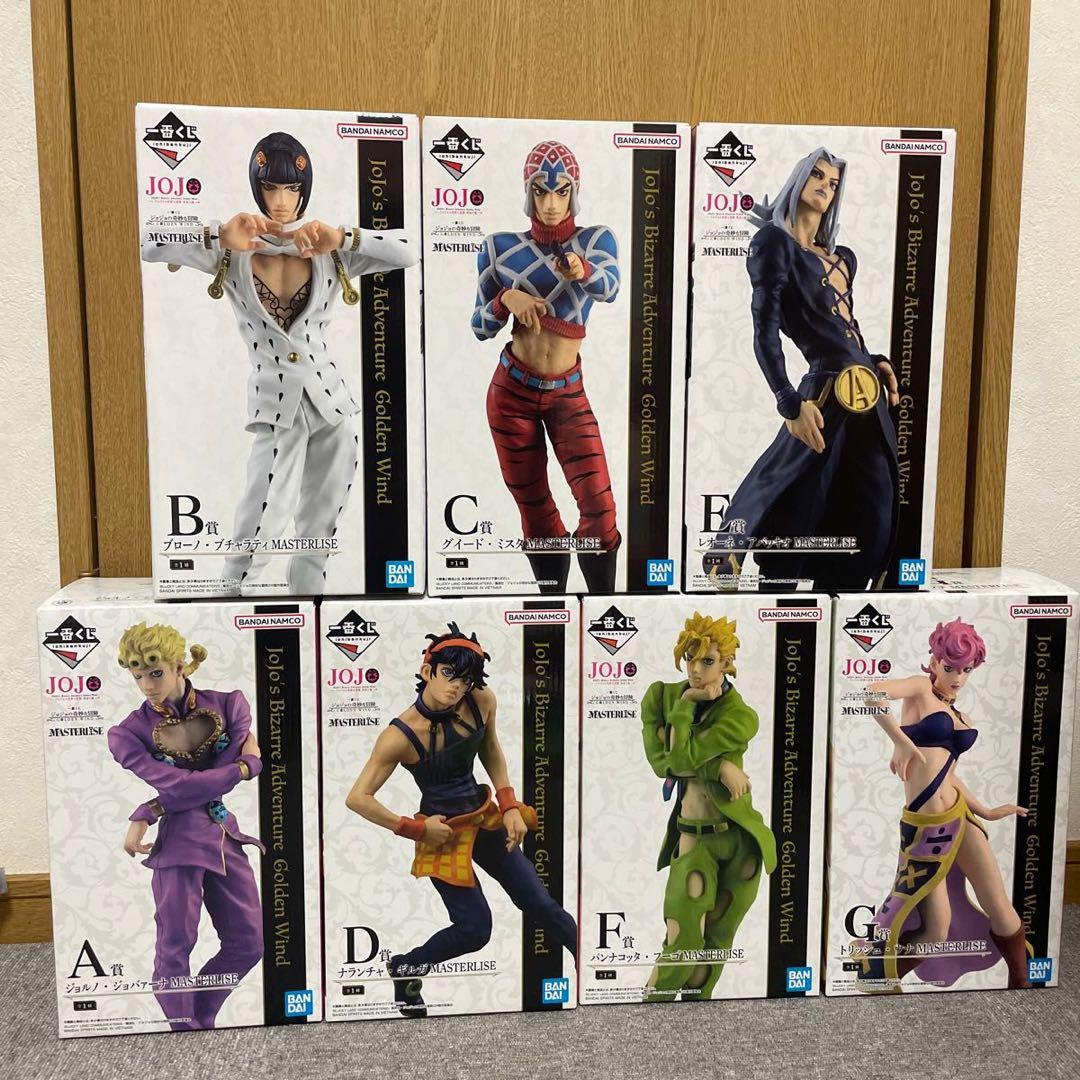 一番くじジョジョの奇妙な冒険GOLDENWINDフィギュア