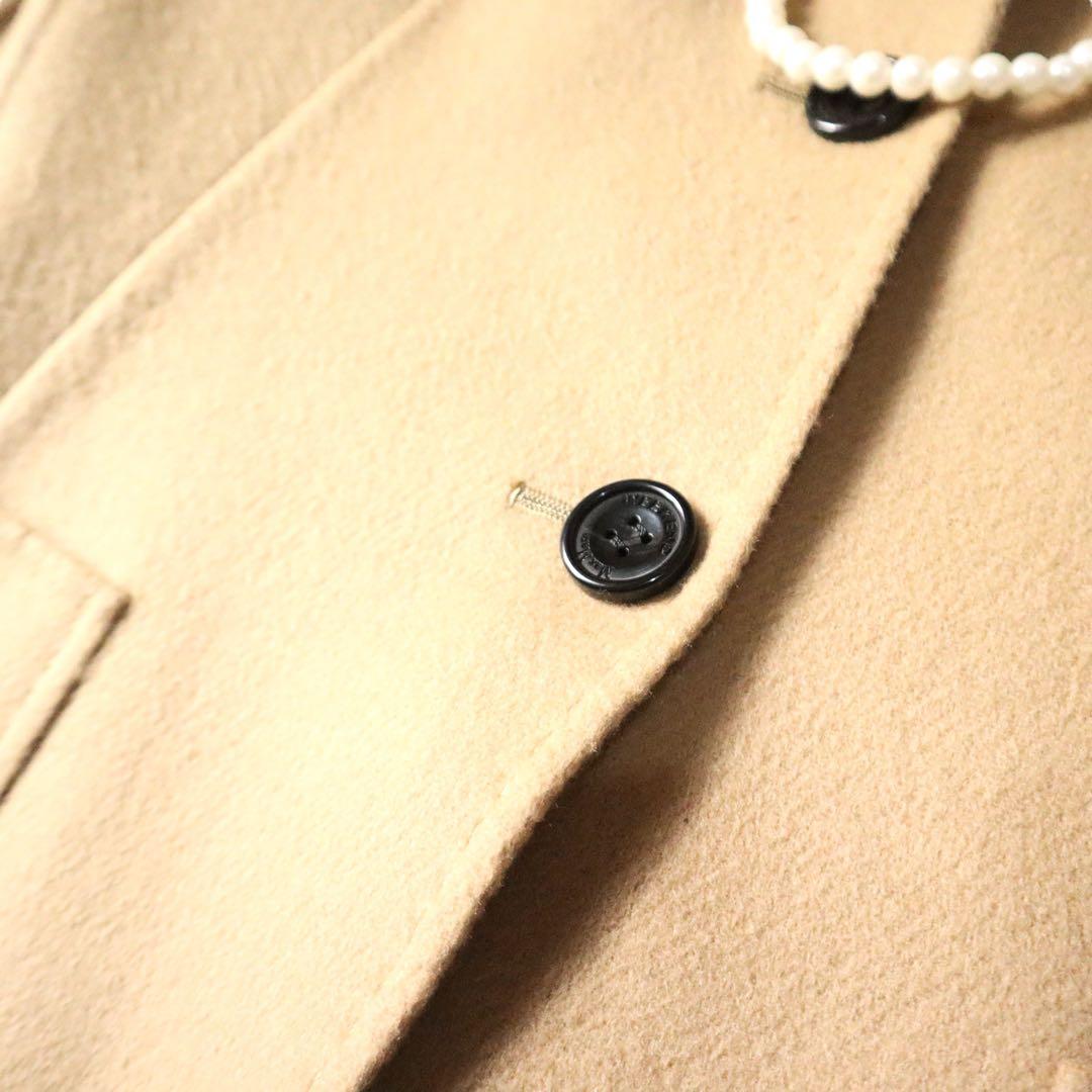 MaxMaraクチートアマーノ　ダブルフェイス　ショートコートキャメルジャケット