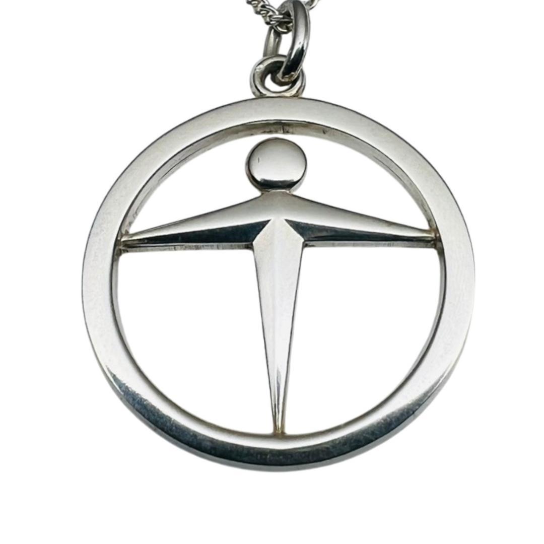 【極美品】TIFFANY ネックレス マンパワー 希少 ヴィンテージ シルバー