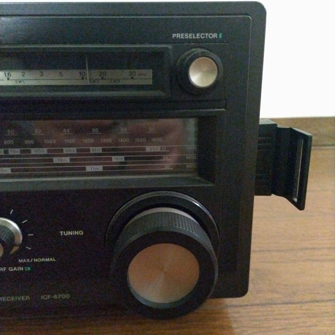 ジャンク品　SONY ICF-6700 マルチバンドレシーバー　ラジオ