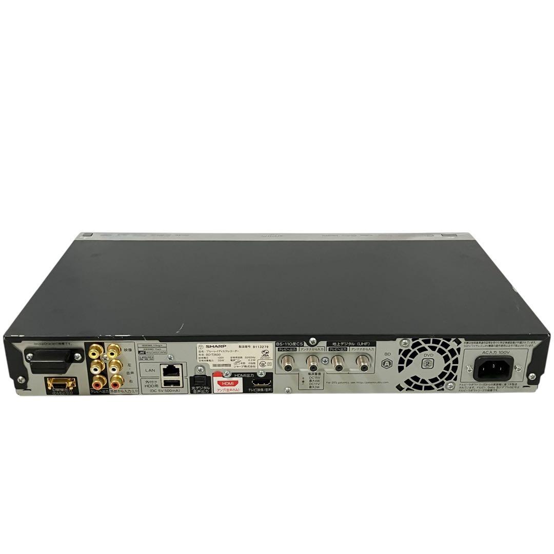 【良品】シャープ 2TB ブルーレイレコーダー AQUOS BD-T2600