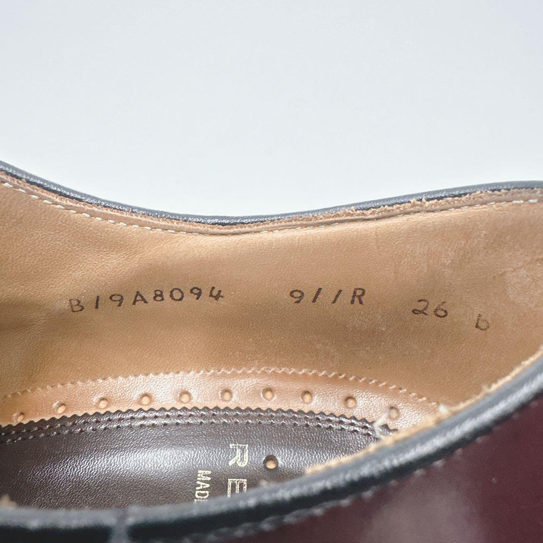 REGAL ストレートチップ 911R ビジネスシューズ 内羽根 ブラウン 26