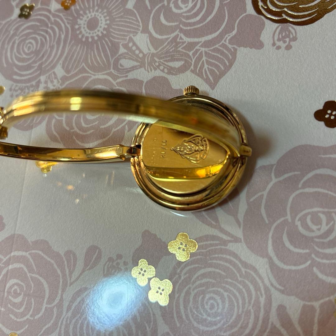 GUCCI グッチ 腕時計 チェンジベゼル バングルウォッチ ゴールド　箱付き