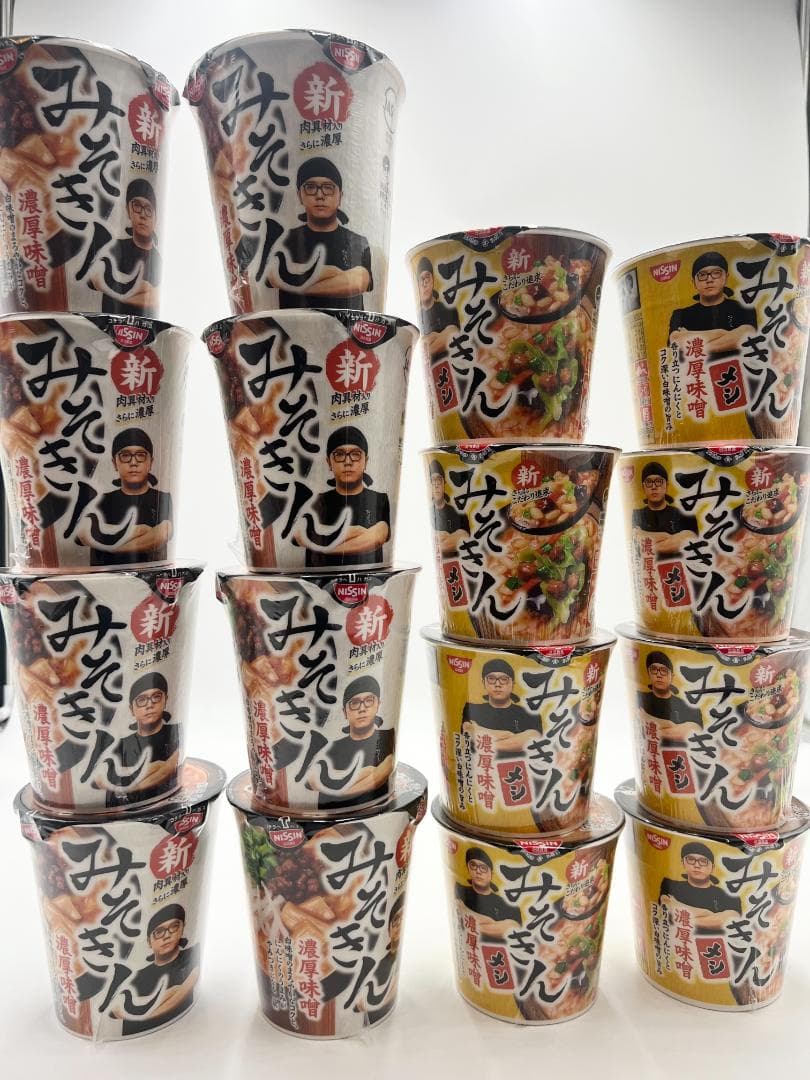 【即日発送】新みそきん　16個 カップラーメン　めし