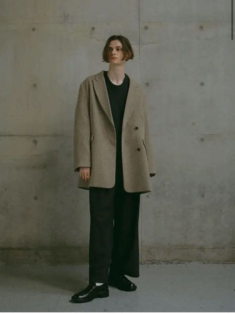 ETRE TOKYO ピークドラペルウールジャケット セットアップ