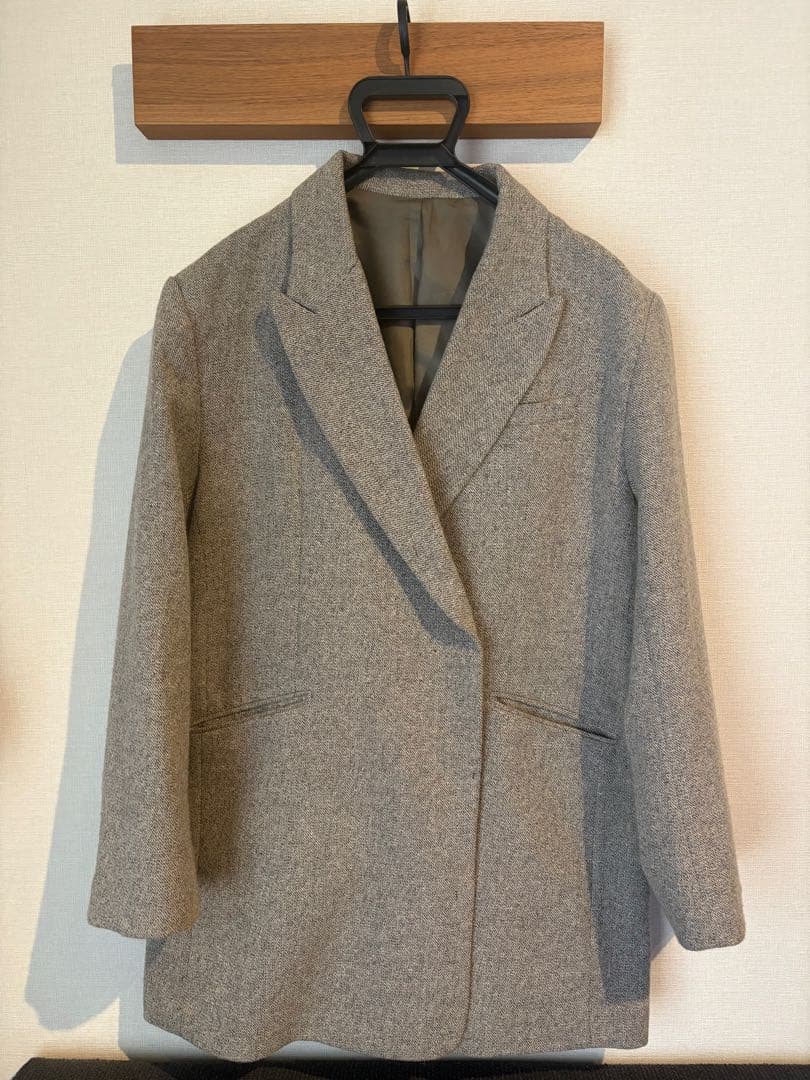 ETRE TOKYO ピークドラペルウールジャケット セットアップ