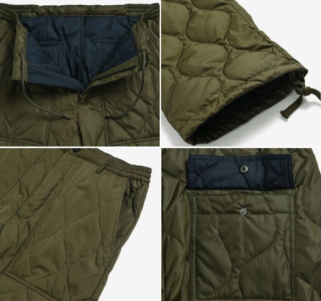 TAION　ミリタリー カーゴ ダウンパンツ オリーブ　M