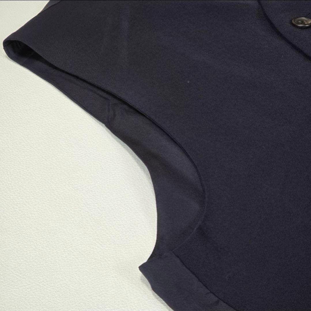 美品 ヨウジヤマモト ベスト ジレ 7つボタン M 黒 匿名配送