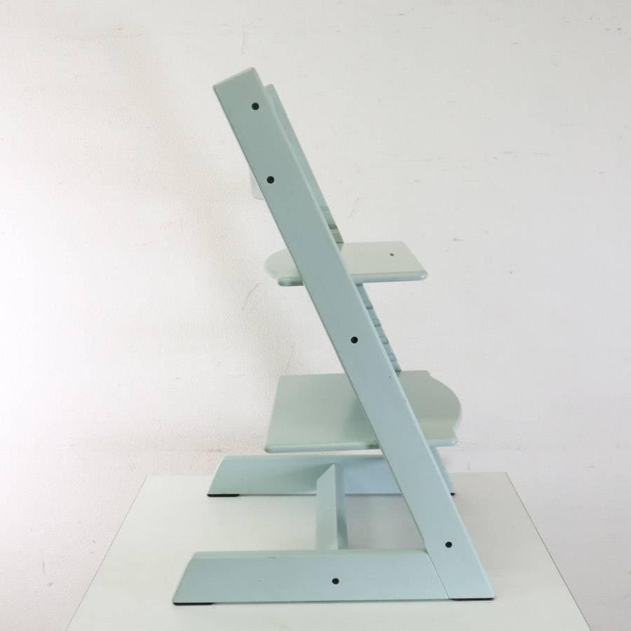 値下げ ストッケ トリップトラップチェア ミントグリーン 新型初期タイプ 穴なし