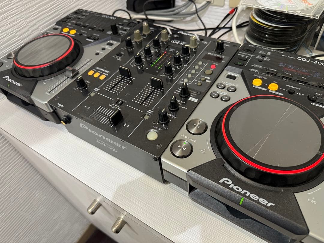 Pioneer CDJ-400×2 DJM-400 DJ機材ミキサーフルセット