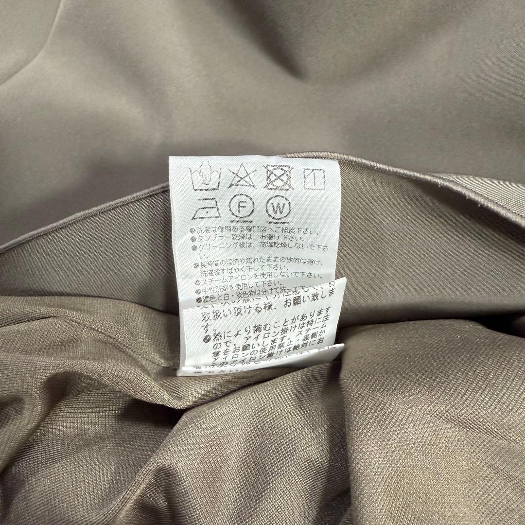 美品✨フォクシー ギャザーフレアワンピース 半袖 ラウンドネック エスプレッソ