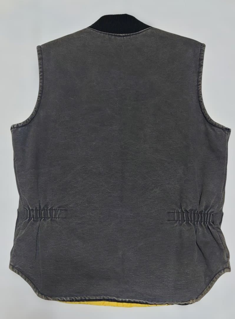CAT(キャタピラー) ダック地 黒ワークベスト80s90sビンテージ