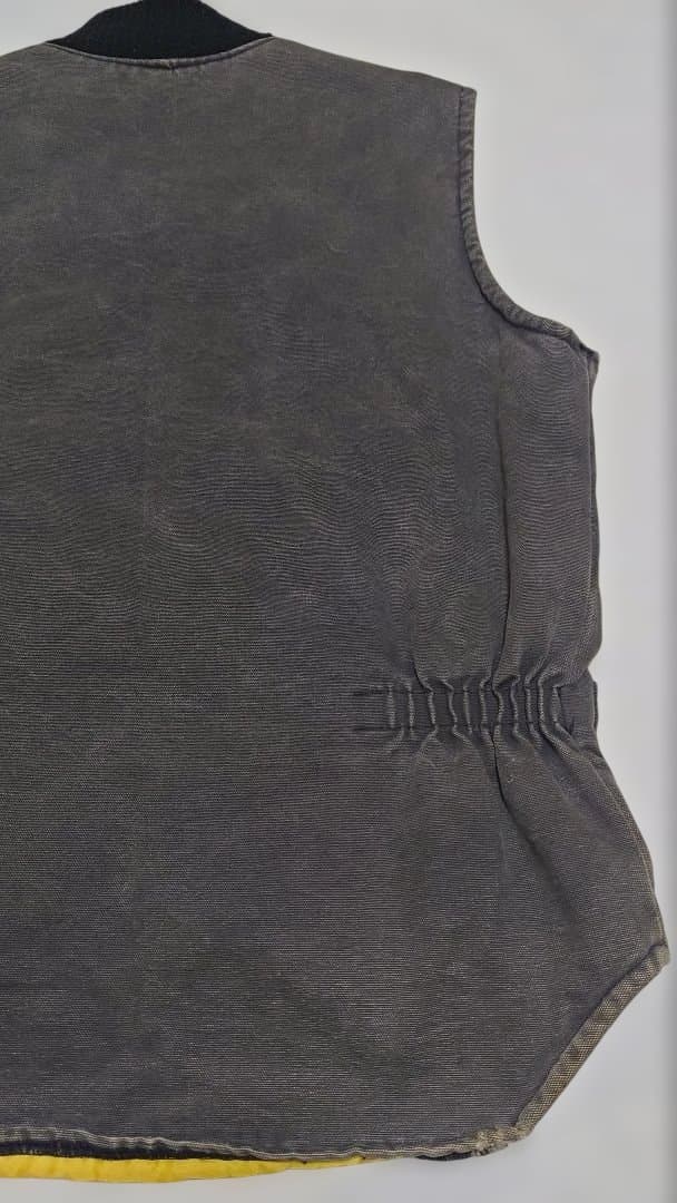 CAT(キャタピラー) ダック地 黒ワークベスト80s90sビンテージ