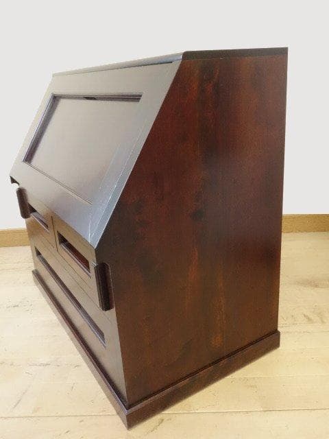 松本民芸家具　座ビューロー　ライティング　引手　座机　 再塗装済　ＵＳＥＤ