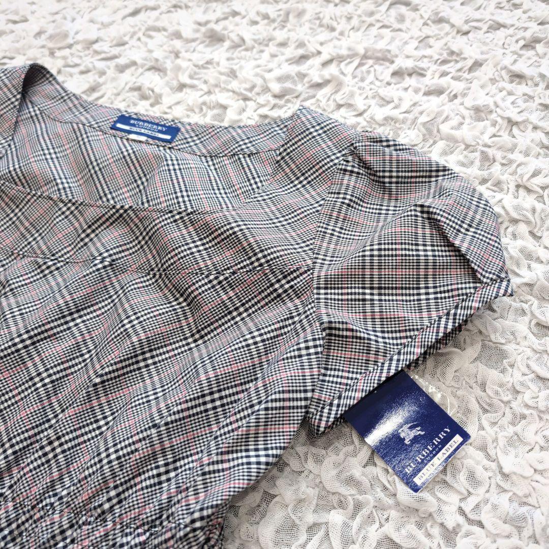 新品☆ BURBERRY BLUE LABEL トップス チュニック 半袖 38