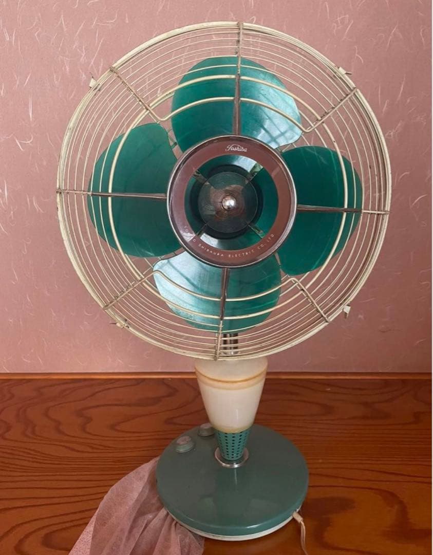 夕顔 TYPE-LP 東芝扇風機 照明付扇風機 昭和家電 TOSHIBA