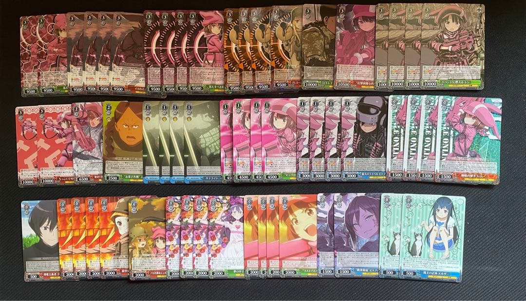 ヴァイスシュヴァルツ GGO ガンゲイルオンライン 宝扉 デッキ