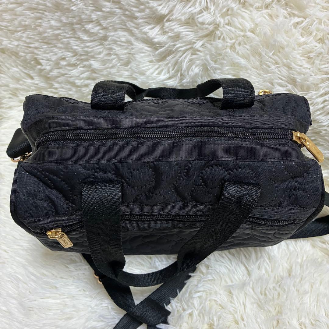 美品　レスポートサック　ブロッサムミニボストン　ハンドバック　ショルダー　黒