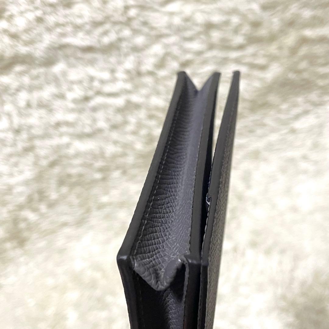 BONAVENTURA 【美品】名刺入れ　カードケース　レザー　チャコールグレー