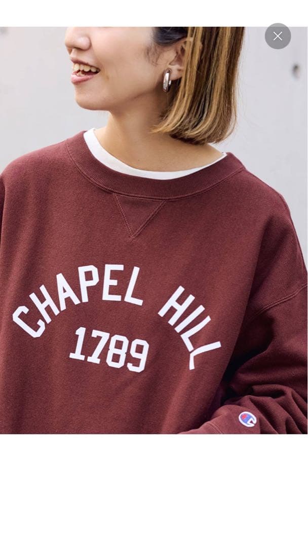 Champion’別注リバースロゴスエットポケットプルオーバー新品未使用