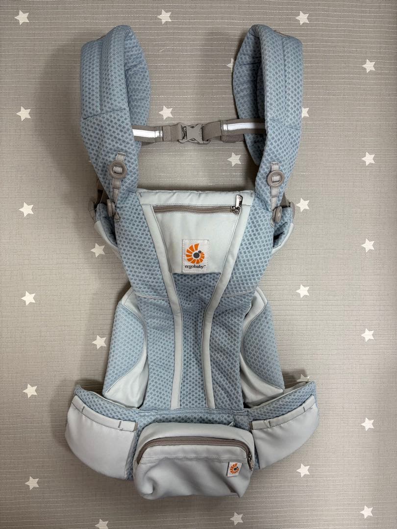 【日本限定】【極美品】エルゴベビー OMNI breeze ミストブルー