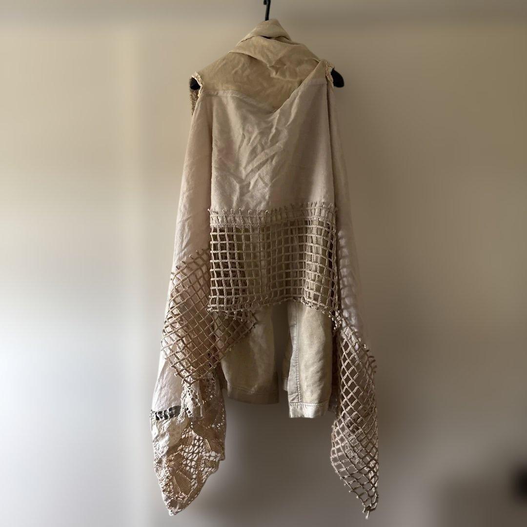 aratama アラタマさんの大判ストール　ジレ