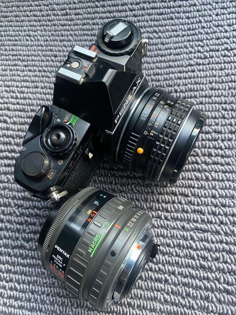 PENTAX MV1 一眼レフフィルムカメラ　レンズ2点付き