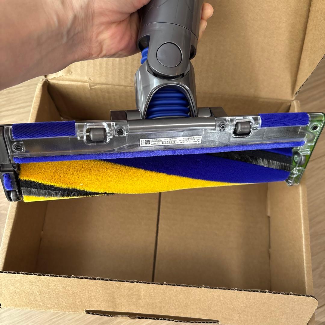 ダイソンクリーナーヘッドLEDのFluffy Opticヘッド V12対応 純正