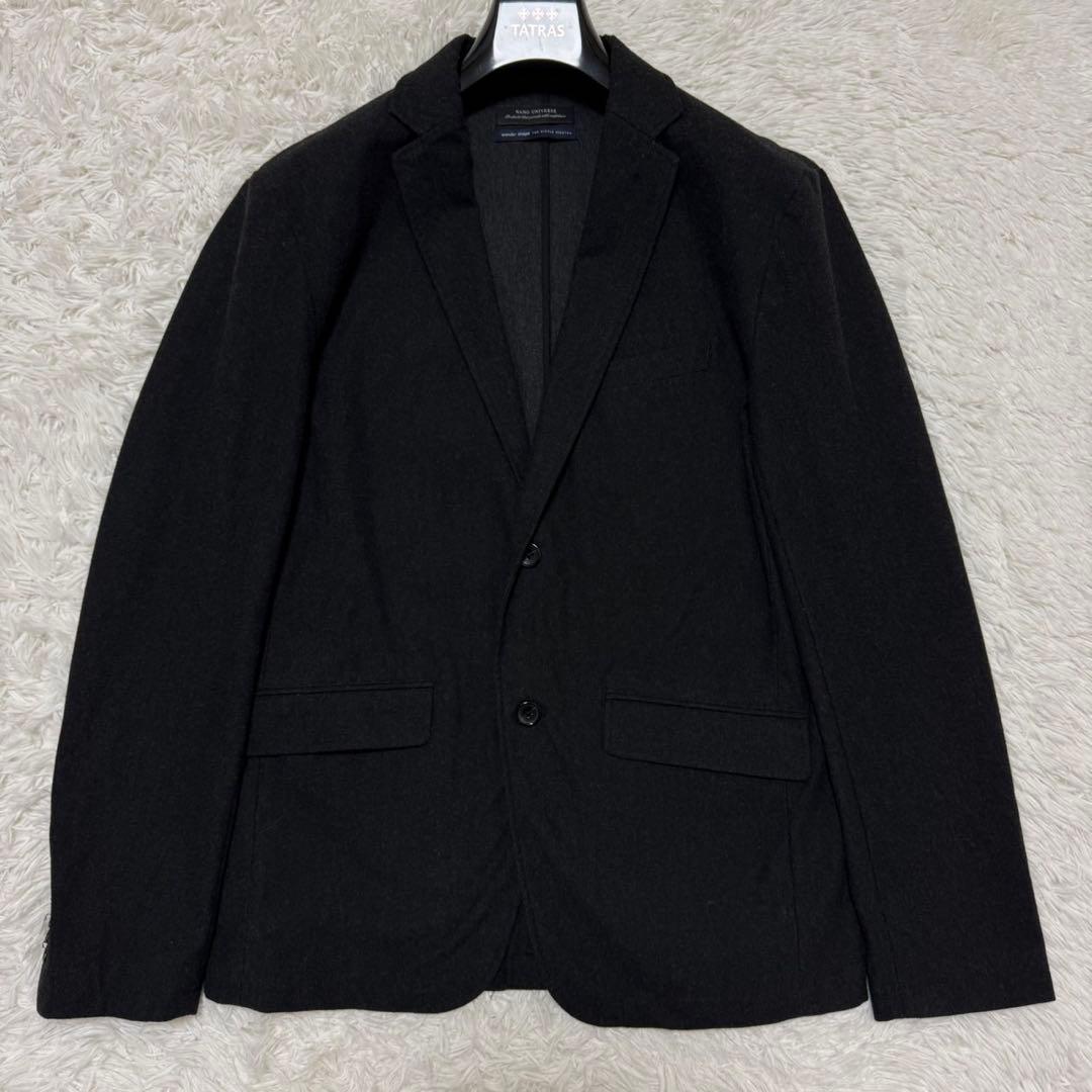 ✨極美品/ XL✨ナノユニバース トラベルスーツ ストレッチ ダークグレー