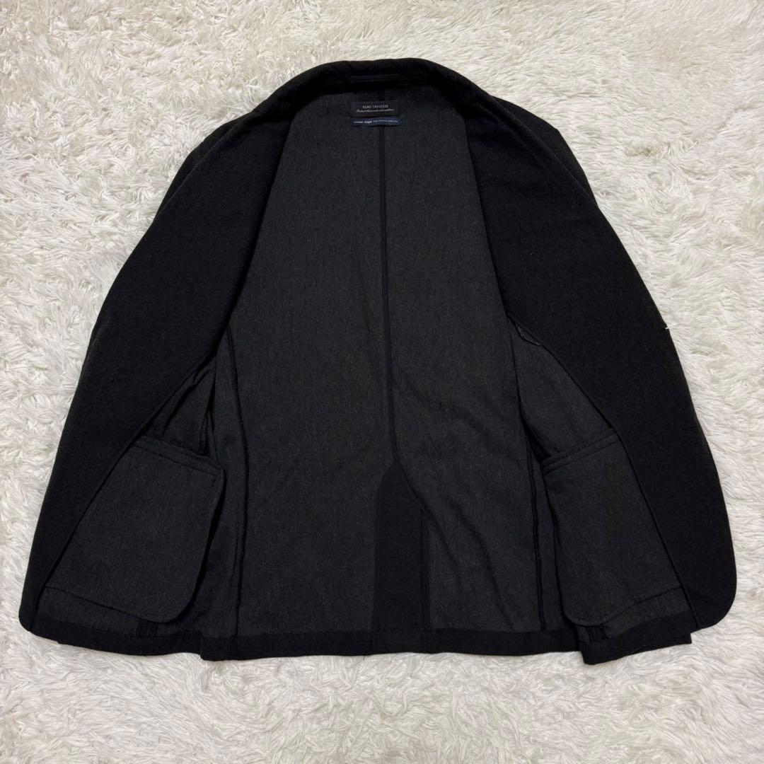 ✨極美品/ XL✨ナノユニバース トラベルスーツ ストレッチ ダークグレー