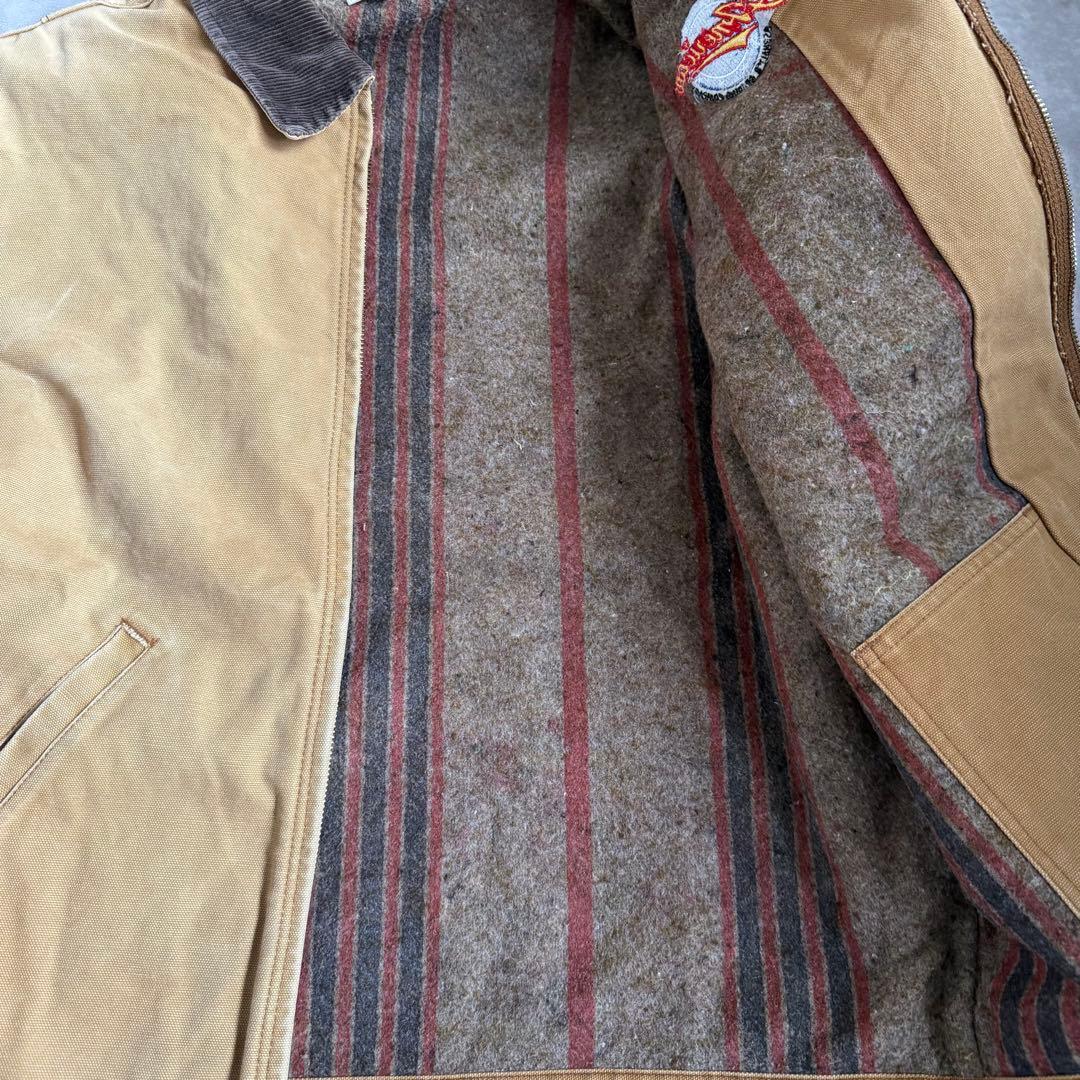 90s ディッキーズ デトロイトジャケット XL 企業ロゴ