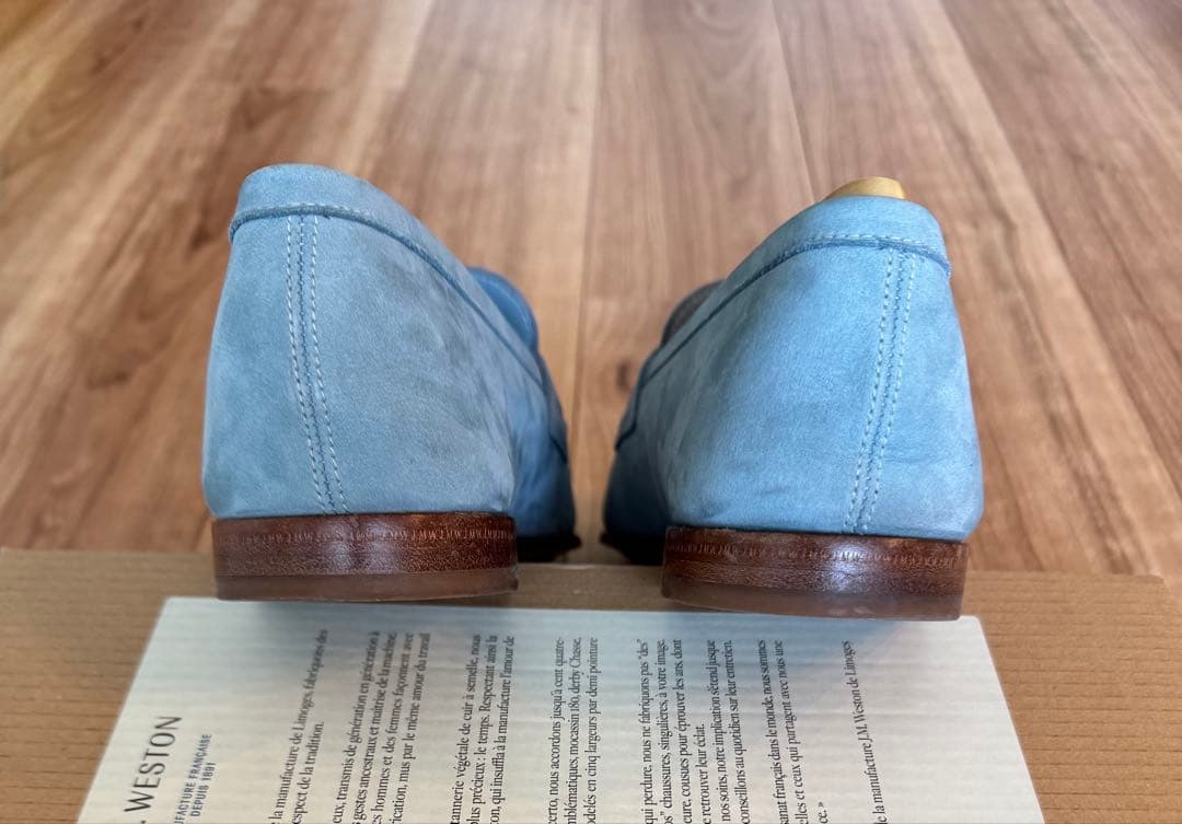 J.M. WESTON ル・モック ブルーヌバック 7.5Ｄ　純正ツリー付き